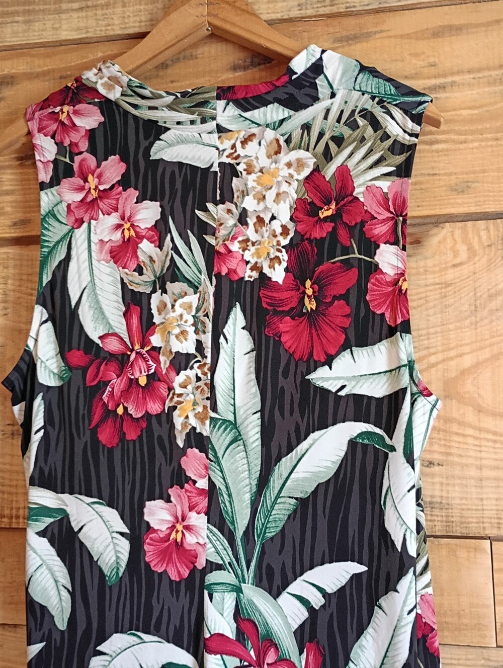 Tommy Bahama Oceanic Orchid Tropical Floral Maxi Wrap Dress Beach Resort Summer - Picture 6 of 7